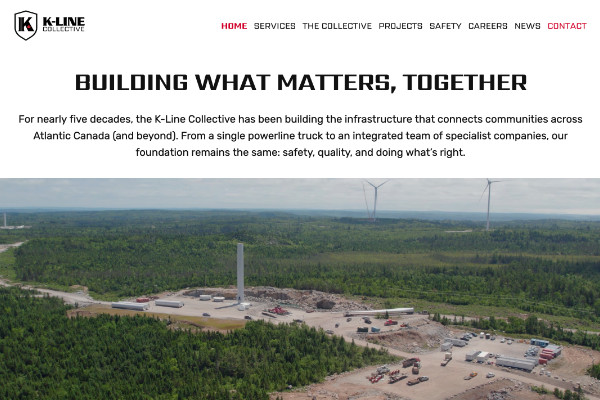 K-Line Collective Website, Image 1