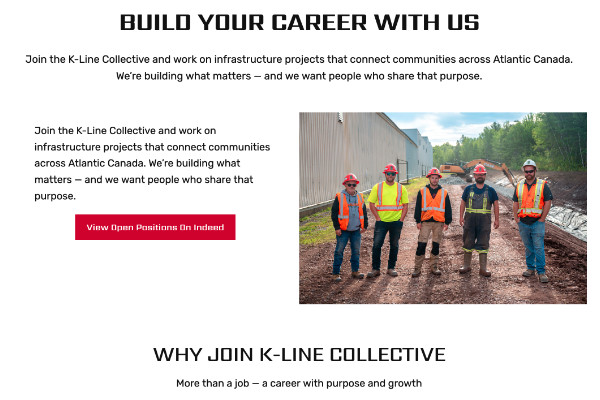 K-Line Collective Website, Image 6